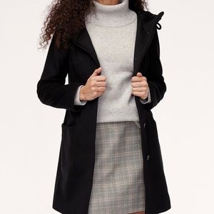 Babaton Pearce Wool Coat- Black